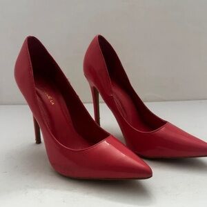 Shoe Republic LA Glossy Red Heels